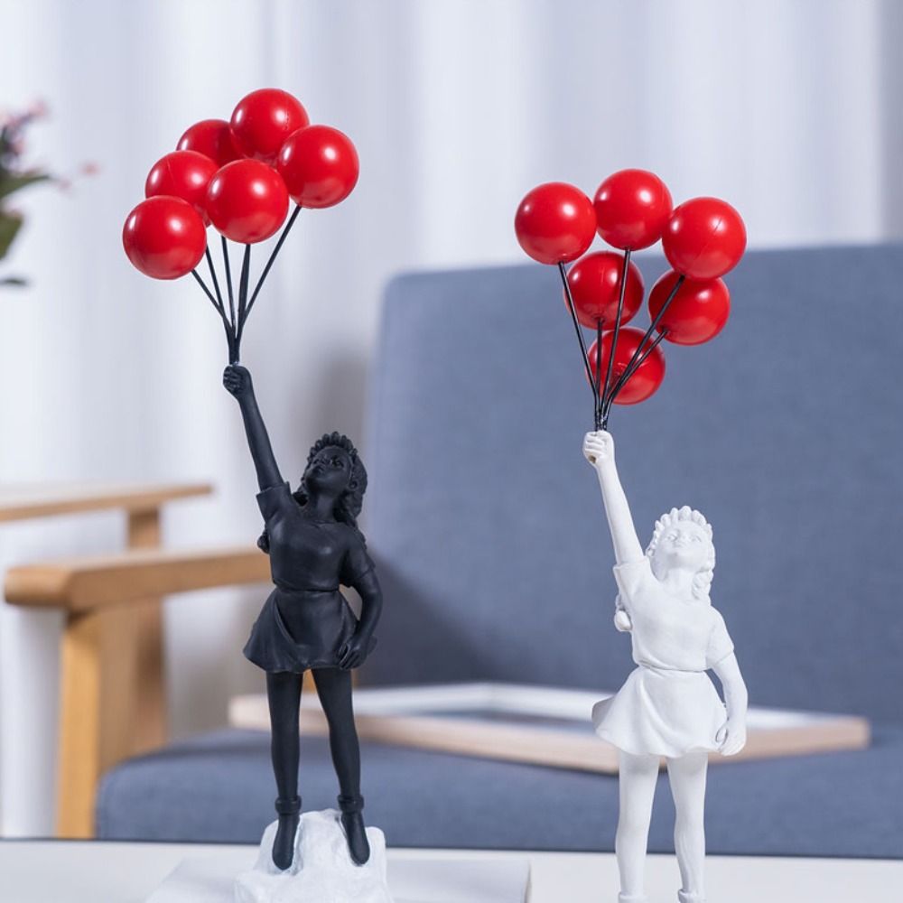 Resin Art Design - Полимерные фигурки Banksy для интерьера, статуэтка