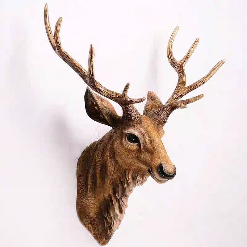 Background Resin Art - 60/80 см американский голова оленя настенное