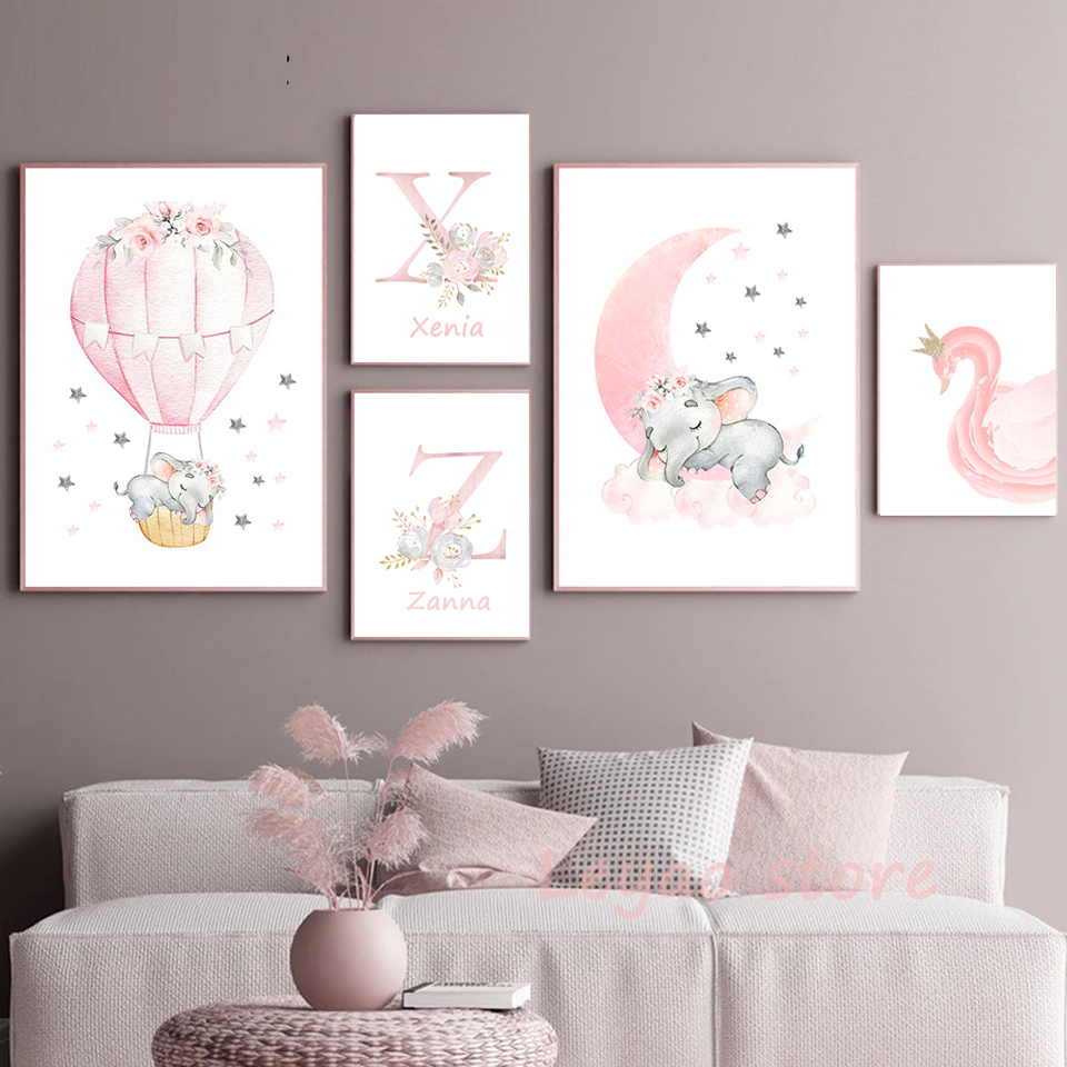 Resin Art Name - Прекрасное животное, индивидуальное имя, милый кролик,