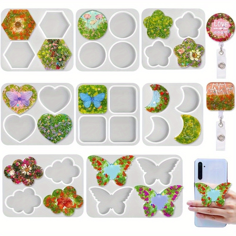 Resin Art Name - Многоформенная силиконовая форма для литья из