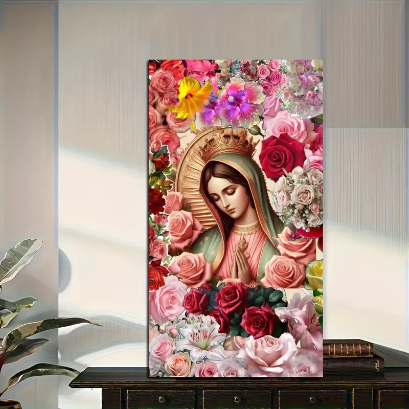 Resin Art Mary - Красная Роза Вингин Мэри Цветок Алмазная