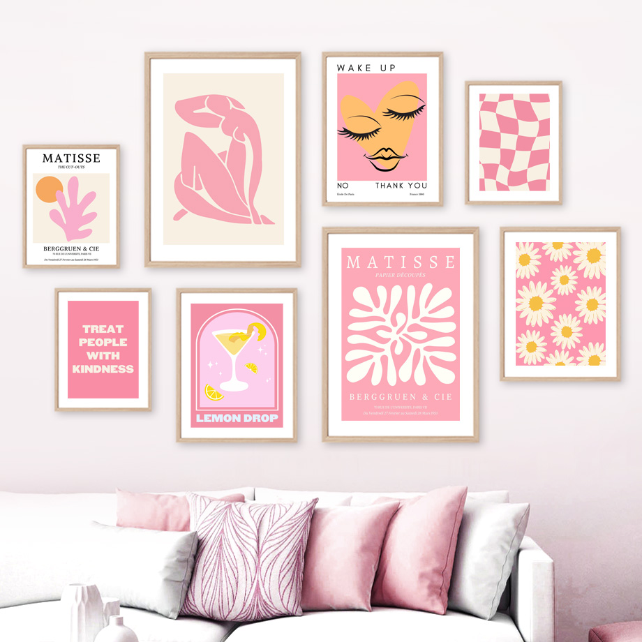 Resin Art Design - Женщина Матисса, лист, цветок, напиток, ангельское