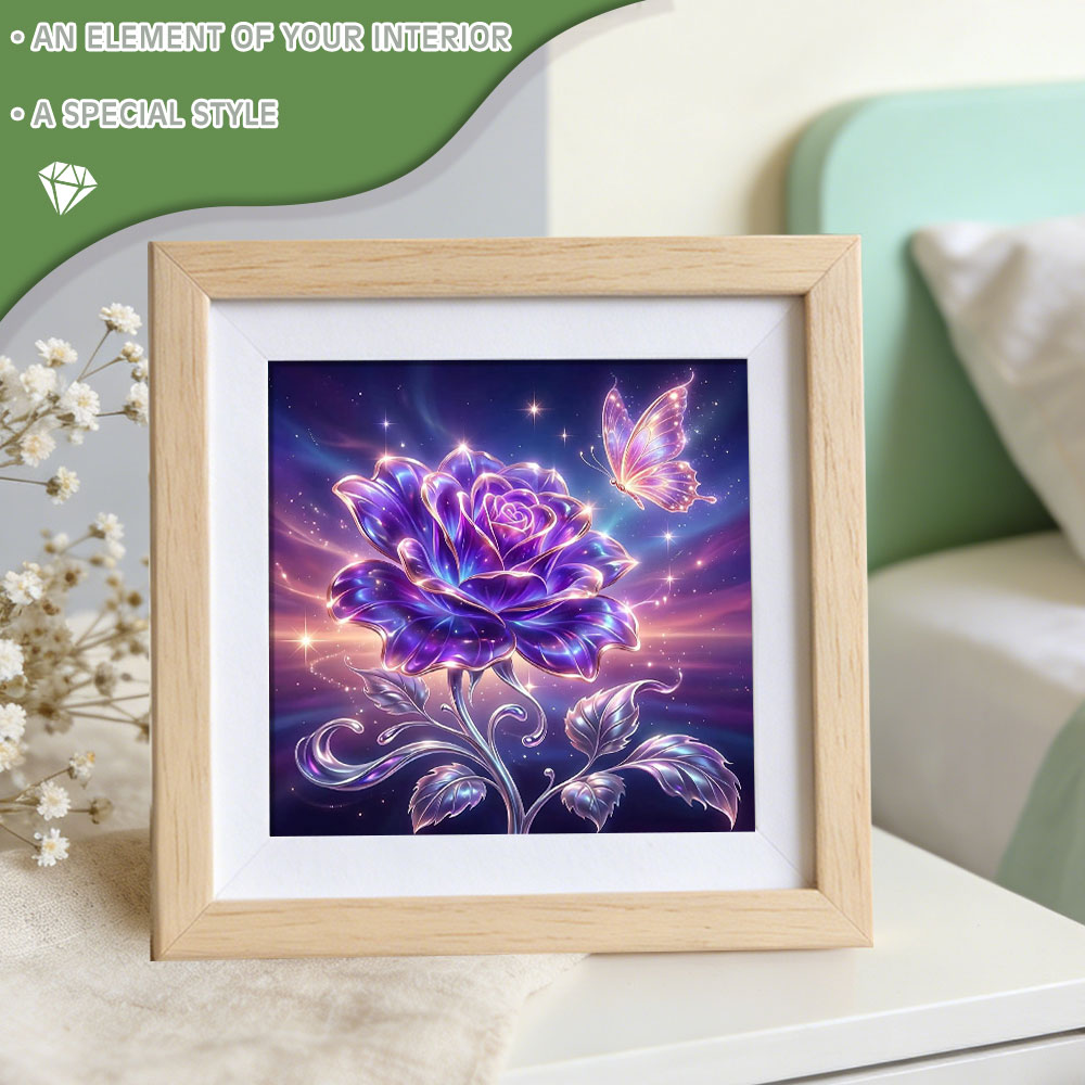 Алмазная мозаика Huacan: Полно – обзор и цена Resin Art With Rose