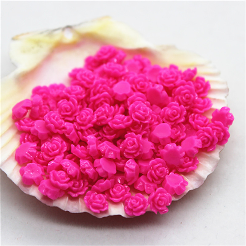 100 шт. 6 мм кабошон из смолы  – обзор и цена Resin Art With Rose
