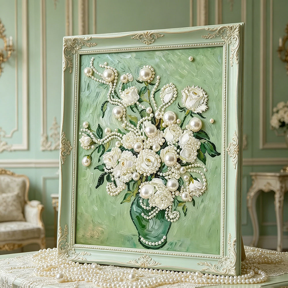 Наборы для рисования жемчужным – обзор и цена Resin Art With Rose